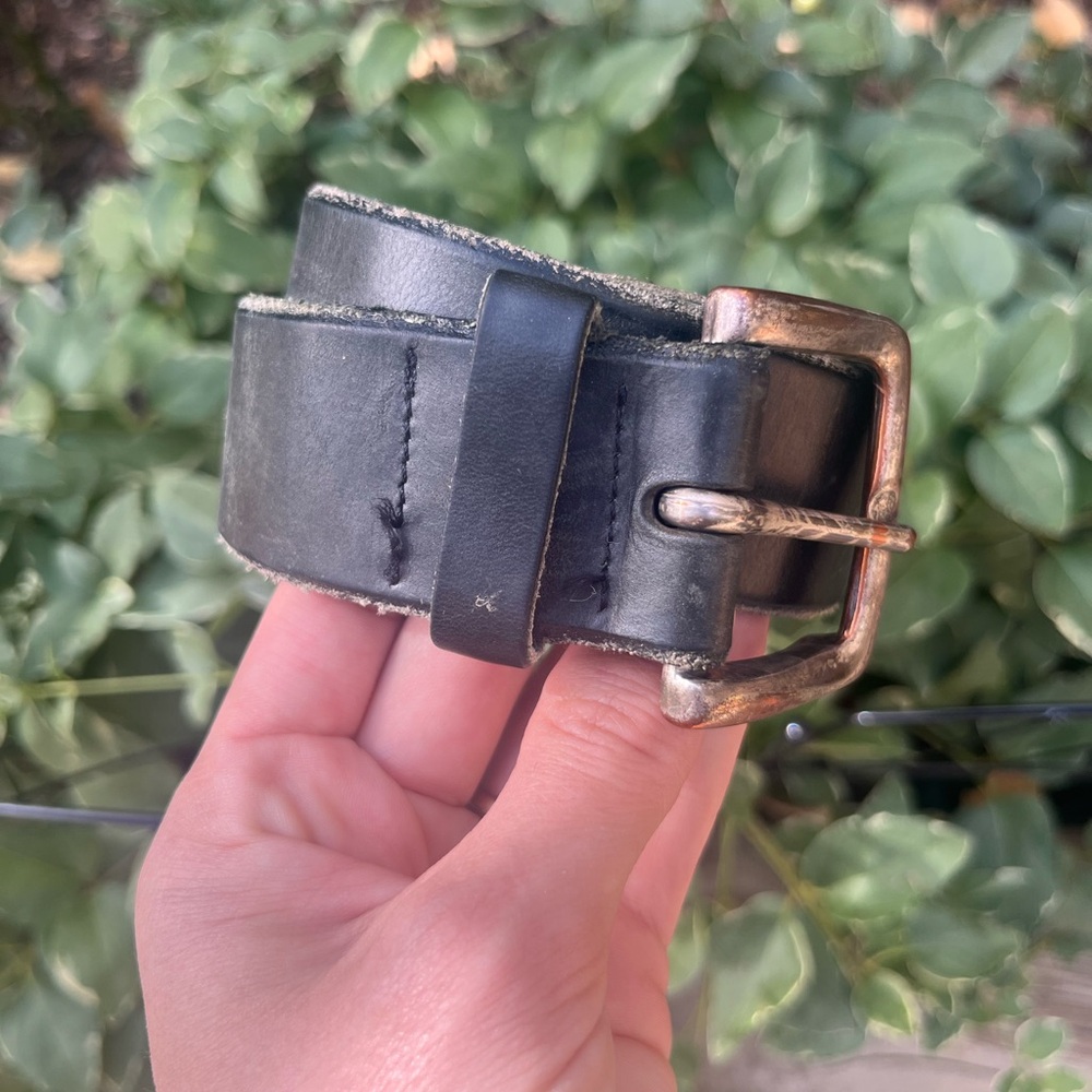 Black Leather Belt